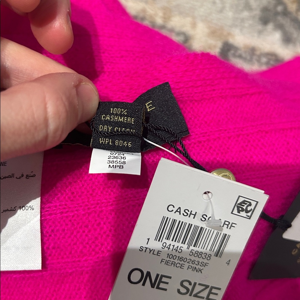 NWT Charter Club Pink Scarf